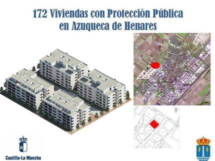 La Junta licitará parcelas públicas en Azuqueca de Henares para la construcción de 172 viviendas