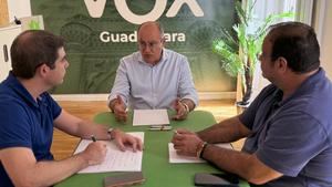 VOX aborda con ANSITI el bloqueo que sufren los pueblos de Guadalajara sin secretarios ni interventores