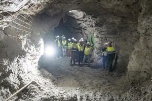 Avanza la excavación de la mina Santa Catalina para su apertura al público