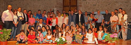 Emotivo homenaje al ciclismo seguntino en la III Gala del Deporte