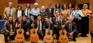 José Luis Romanillos, según el fotógrafo Víctor Vidal en Sigüenza