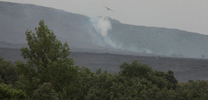 La superficie quemada en los incendios de Cogolludo y Bustares asciende a 2.963 hectáreas