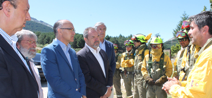 El Estado se coordina para luchar contra el fuego en el territorio limítrofe de las comunidades